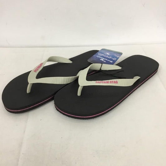 キャプテンスタッグ CAPTAIN STAG サンダル サンダル ビーチサンダル 25.5-26.5 M 無地 黒 / ブラック /  メンズ USED 古着 中古 10135763
