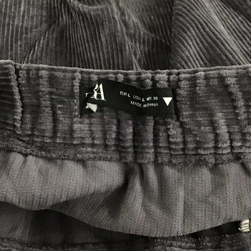 ザラ ZARA スカート ロングスカート ロングスカート タイトスカート コーデュロイスカート L 無地 灰 / グレー /  レディース USED 古着 中古 10135802