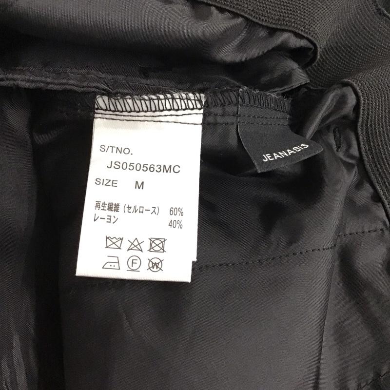 ジーナシス JEANASIS パンツ スラックス スラックス スリムパンツ ストレッチパンツ M 無地 黒 / ブラック /  レディース USED 古着 中古 10135806