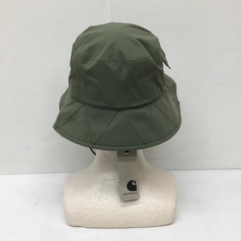 カーハートダブリューアイピー Carhartt WIP 帽子 ハット バケットハット FREE ロゴ、文字 カーキ / カーキ /  メンズ USED 古着 中古 10135924