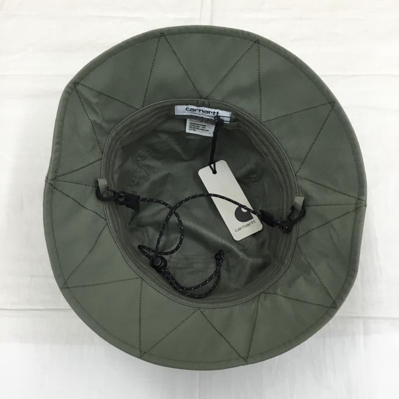 カーハートダブリューアイピー Carhartt WIP 帽子 ハット バケットハット FREE ロゴ、文字 カーキ / カーキ /  メンズ USED 古着 中古 10135924