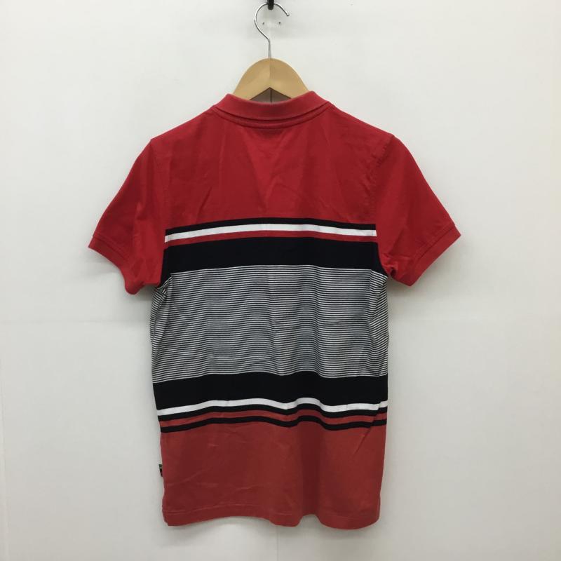 ポールスミス Paul Smith ポロシャツ 半袖 ポロシャツ　PY-GT-86789 M ボーダー柄 赤 / レッド / X 白 / ホワイト / X 黒 / ブラック /  メンズ USED 古着 中古 10136062
