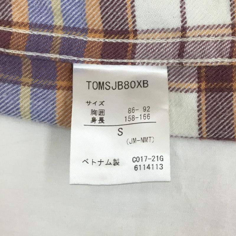 マーモット Marmot シャツ、ブラウス 長袖 ネルシャツ　TOMSJB80XB S チェック 赤 / レッド / X 橙 / オレンジ / X 青 / ブルー / X 白 / ホワイト /  メンズ USED 古着 中古 10136064