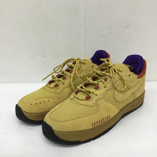 ナイキ NIKE スニーカー スニーカー Women s Air Force 1 Wild Wheat Gold FB2348-700 27.5cm ロゴ、文字 キャメル / キャメル / X 茶 / ブラウン / X 紫 / パープル /  メンズ USED 古着 中古 10136071