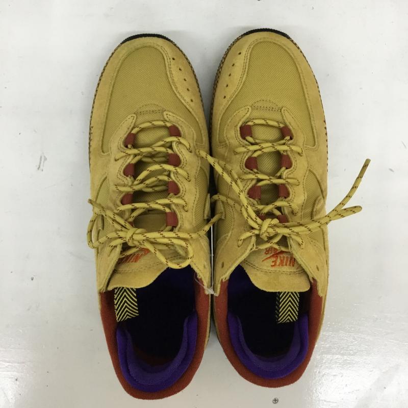 ナイキ NIKE スニーカー スニーカー Women s Air Force 1 Wild Wheat Gold FB2348-700 27.5cm ロゴ、文字 キャメル / キャメル / X 茶 / ブラウン / X 紫 / パープル /  メンズ USED 古着 中古 10136071