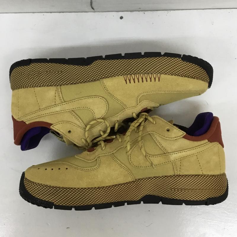 ナイキ NIKE スニーカー スニーカー Women s Air Force 1 Wild Wheat Gold FB2348-700 27.5cm ロゴ、文字 キャメル / キャメル / X 茶 / ブラウン / X 紫 / パープル /  メンズ USED 古着 中古 10136071