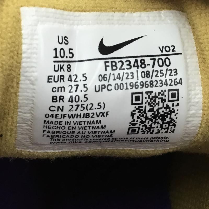 ナイキ NIKE スニーカー スニーカー Women s Air Force 1 Wild Wheat Gold FB2348-700 27.5cm ロゴ、文字 キャメル / キャメル / X 茶 / ブラウン / X 紫 / パープル /  メンズ USED 古着 中古 10136071