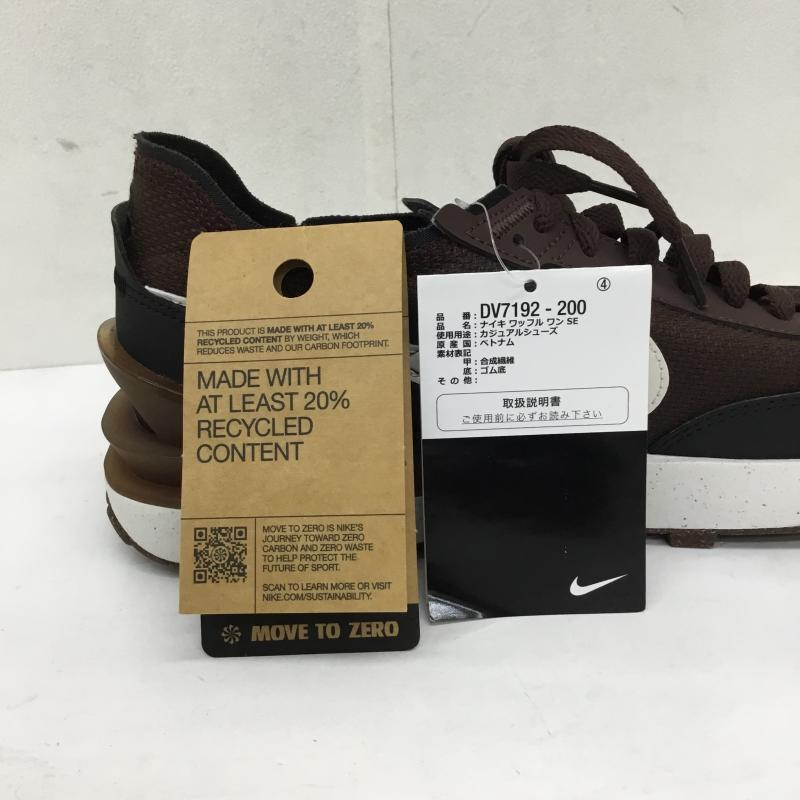 ナイキ NIKE スニーカー スニーカー WAFFLE ONE SE DV7192-200 28.0cm ロゴ、文字 茶 / ブラウン / X 白 / ホワイト /  メンズ USED 古着 中古 10136072