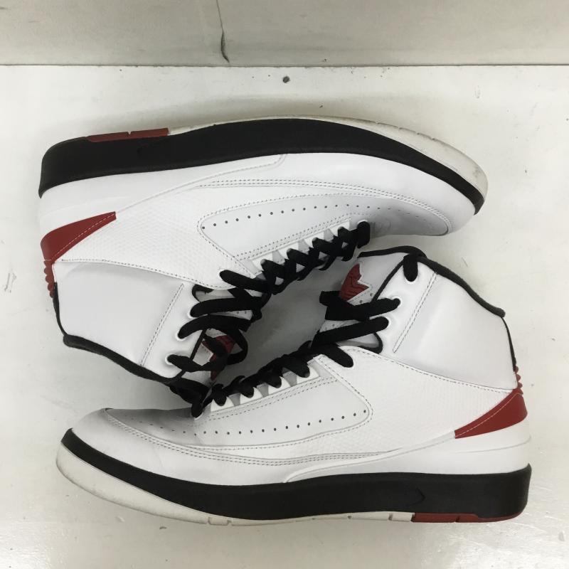 ナイキ NIKE スニーカー スニーカー AIR JORDAN 2 RETRO DX2454-106 28.5cm ロゴ、文字 白 / ホワイト / X 赤 / レッド / X 黒 / ブラック /  メンズ USED 古着 中古 10136075