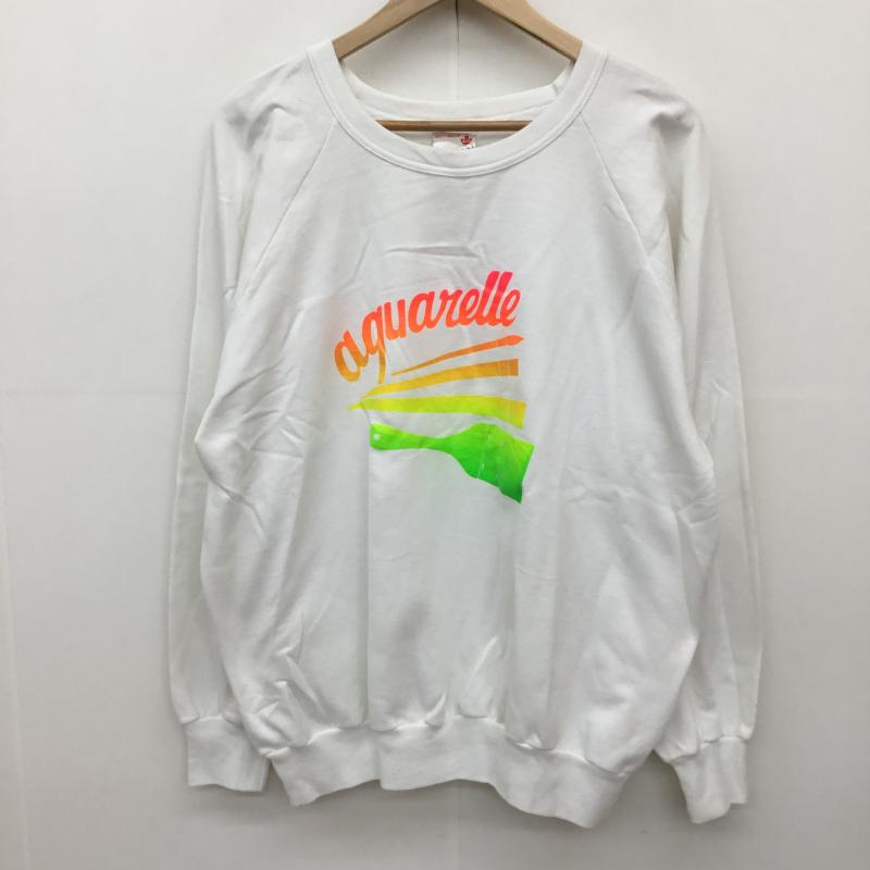 ＵＳＥＤ古着 USED/古着 トレーナー 長袖 MADE IN CANADA XL  白 / ホワイト /  メンズ USED 古着 中古 10136080