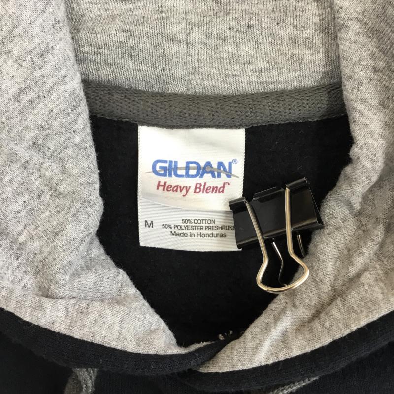 ギルダン GILDAN パーカー 長袖 M  黒 / ブラック /  メンズ USED 古着 中古 10136086