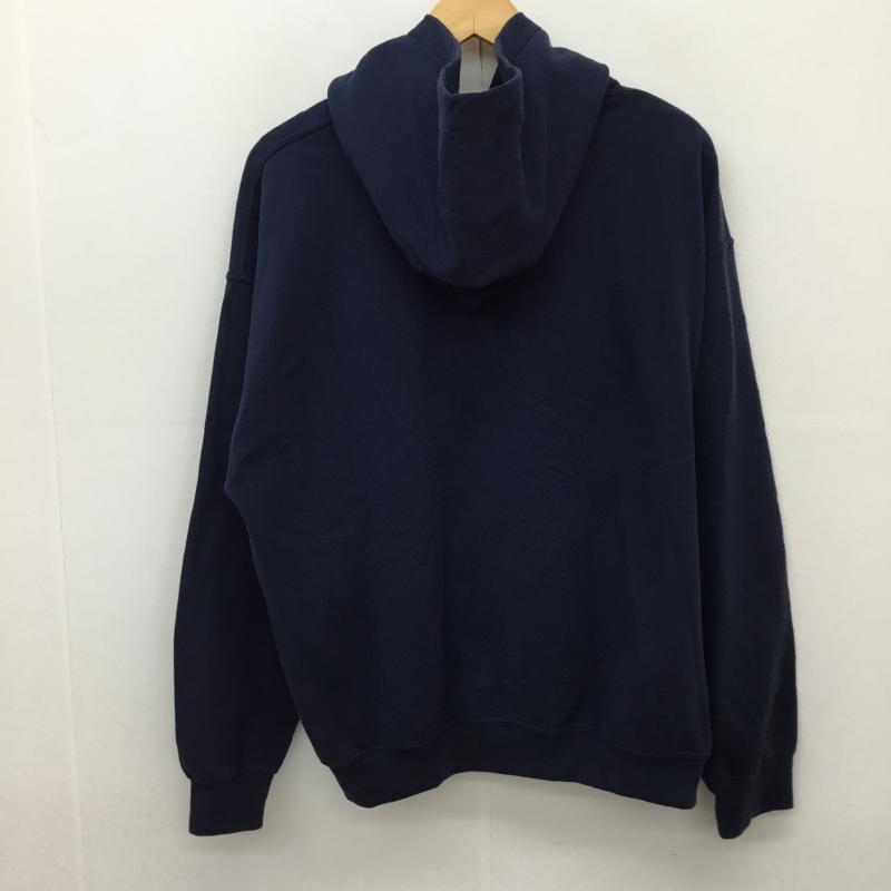 ＵＳＥＤ古着 USED/古着 パーカー 長袖 L ロゴ、文字 紺 / ネイビー /  メンズ USED 古着 中古 10136090