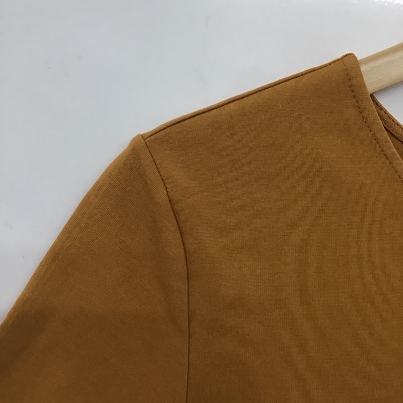 ザラウーマン ZARA WOMAN カットソー 半袖 半袖カットソー クルーネック チュニック フレア 3L 無地 キャメル / キャメル /  レディース USED 古着 中古 10136100