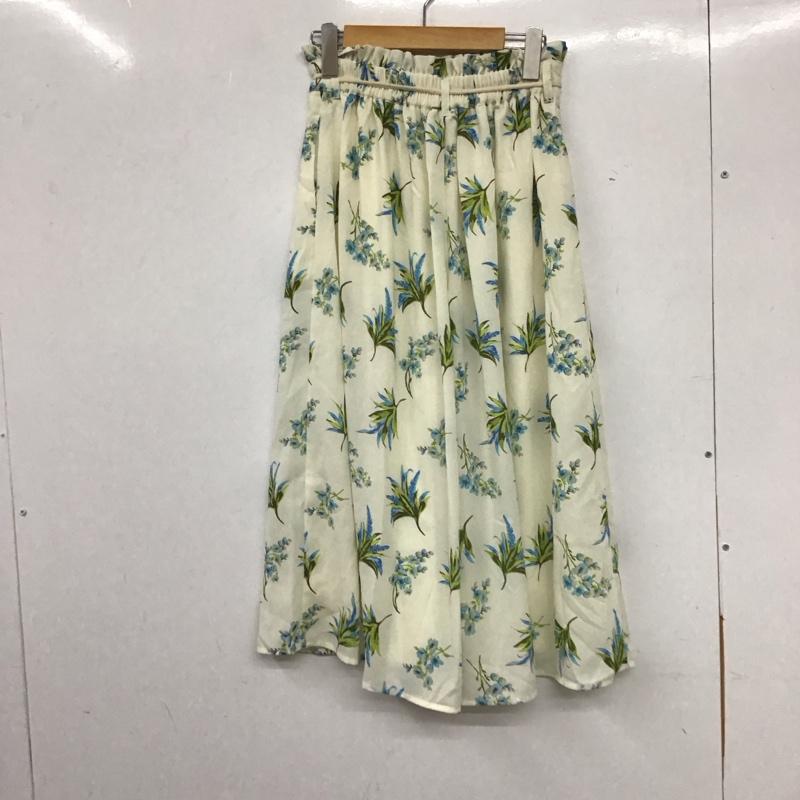 ローリーズファーム LOWRYS FARM パンツ スラックス lf517005ak ワイドパンツ 七分丈パンツ 総柄パンツ カジュアルパンツ FREE プリント マルチカラー / マルチカラー /  レディース USED 古着 中古 10136111