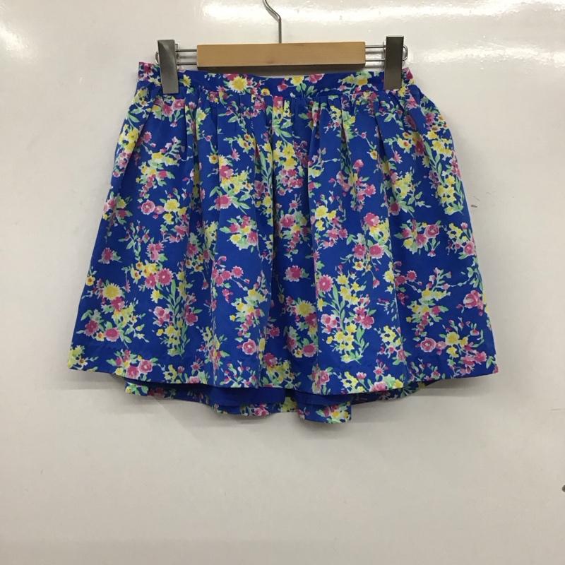 ポロラルフローレン POLO RALPH LAUREN スカート ミニスカート ミニスカート フレアスカート 花柄スカート L プリント マルチカラー / マルチカラー /  レディース USED 古着 中古 10136112