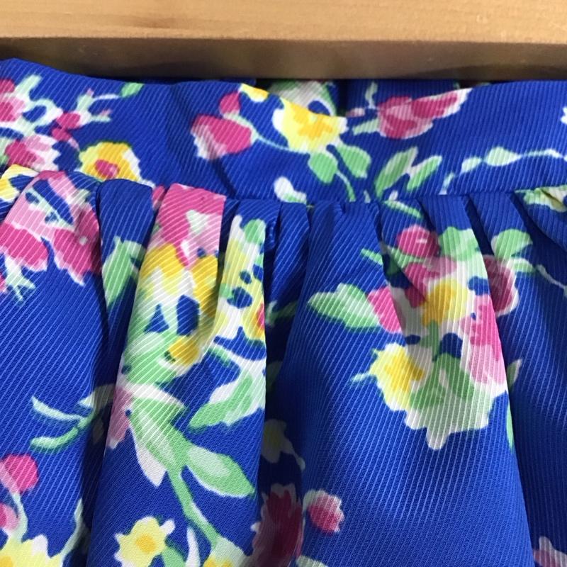 ポロラルフローレン POLO RALPH LAUREN スカート ミニスカート ミニスカート フレアスカート 花柄スカート L プリント マルチカラー / マルチカラー /  レディース USED 古着 中古 10136112