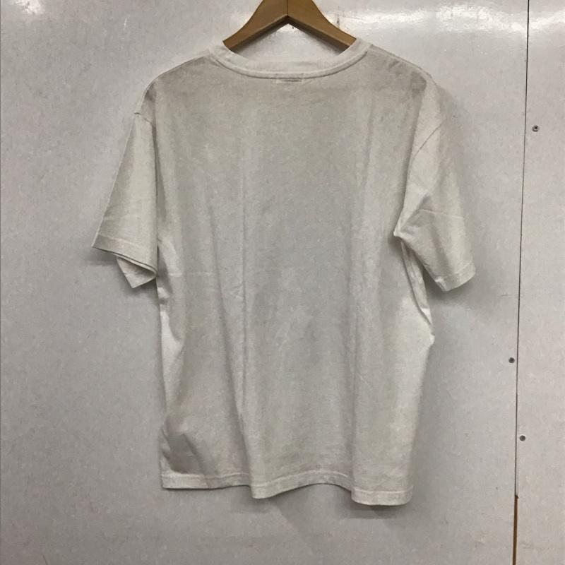 ローリーズファーム LOWRYS FARM Tシャツ 半袖 lf621058ad 半袖Tシャツ プリントTシャツ クルーネックカットソー FREE ロゴ、文字 白 / ホワイト /  レディース USED 古着 中古 10136123