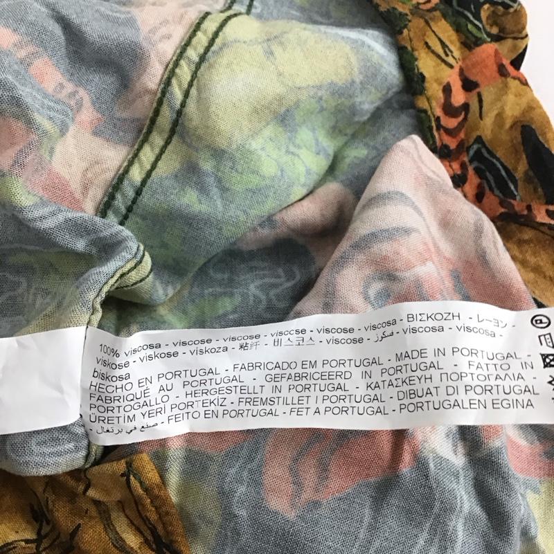 ザラ ZARA シャツ、ブラウス 半袖 半袖シャツ プリントシャツ カジュアルシャツ L プリント マルチカラー / マルチカラー /  メンズ USED 古着 中古 10136142
