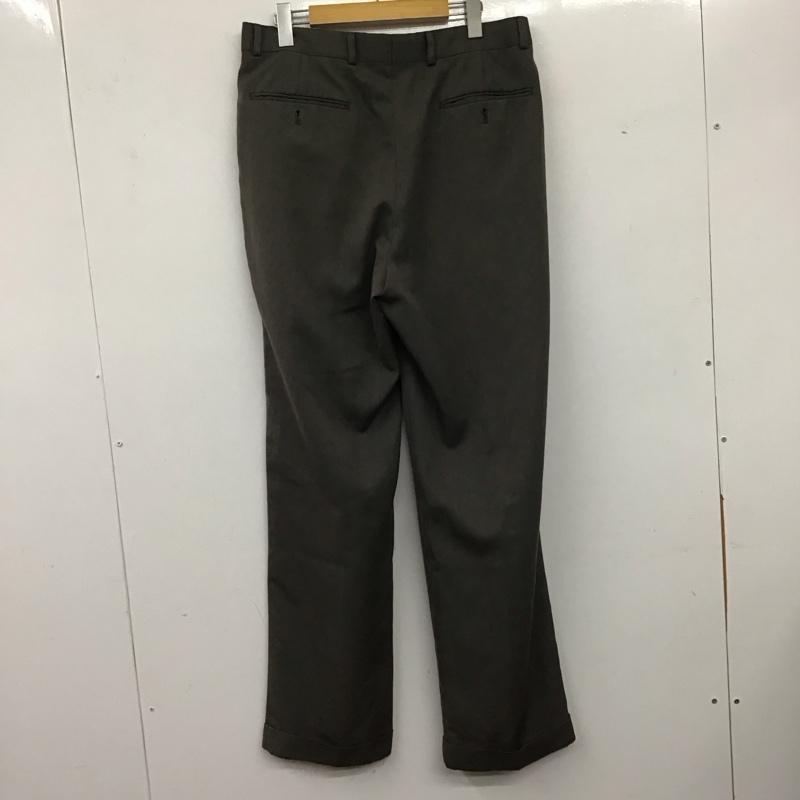 古着 USED パンツ スラックス スラックスパンツ ワイドパンツ センタータックパンツ 古着 34 無地 灰 / グレー /  メンズ USED 古着 中古 10136202