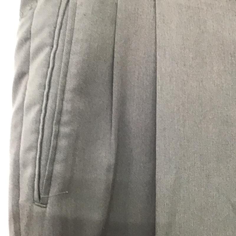 古着 USED パンツ スラックス スラックスパンツ ワイドパンツ センタータックパンツ 古着 34 無地 灰 / グレー /  メンズ USED 古着 中古 10136202