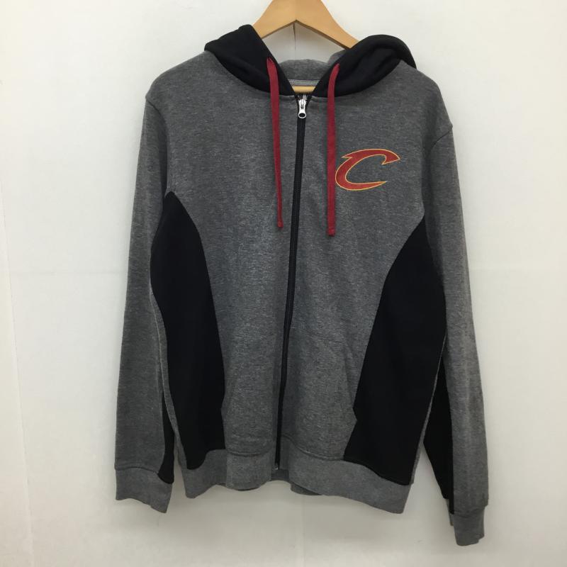 エヌビーエー NBA パーカー 長袖 ジップパーカー XL ロゴ、文字 灰 / グレー /  メンズ USED 古着 中古 10136208