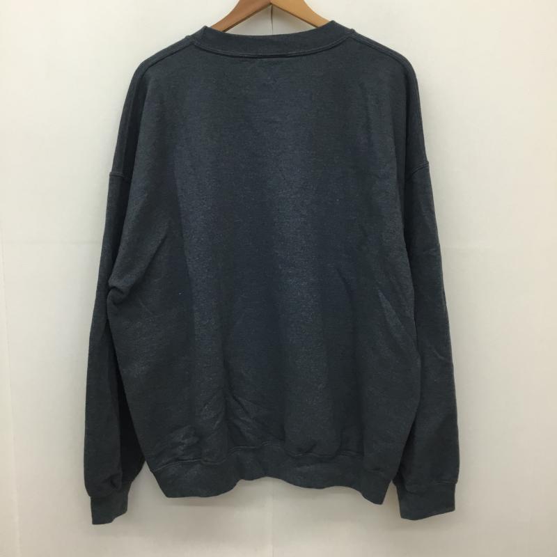 ギルダン GILDAN トレーナー 長袖 ACADIA アカディア XL ロゴ、文字 灰 / グレー /  メンズ USED 古着 中古 10136211