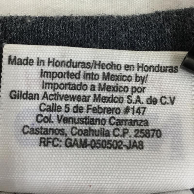 ギルダン GILDAN トレーナー 長袖 ACADIA アカディア XL ロゴ、文字 灰 / グレー /  メンズ USED 古着 中古 10136211