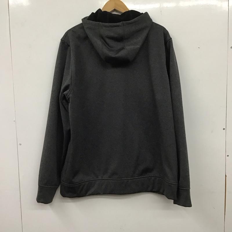 エルエルビーン L.L.Bean ジャケット、上着 ジャンパー、ブルゾン ジップアップジャケット ジップアップパーカー アウター L ロゴ、文字 灰 / グレー /  メンズ USED 古着 中古 10136223
