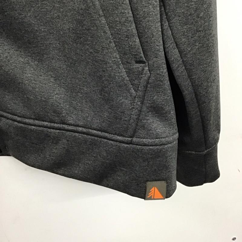 エルエルビーン L.L.Bean ジャケット、上着 ジャンパー、ブルゾン ジップアップジャケット ジップアップパーカー アウター L ロゴ、文字 灰 / グレー /  メンズ USED 古着 中古 10136223