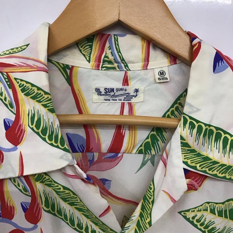 サンサーフ SUN SURF シャツ、ブラウス 半袖 半袖シャツ プリントシャツ ポケットシャツ アロハシャツ M プリント マルチカラー / マルチカラー /  メンズ USED 古着 中古 10136232