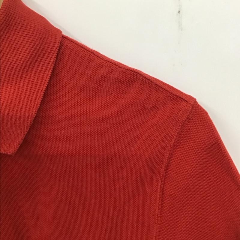 トミーヒルフィガー TOMMY HILFIGER ポロシャツ 半袖 半袖ポロシャツ カラーシャツ 半袖カットソー S ロゴ、文字 赤 / レッド /  メンズ USED 古着 中古 10136241