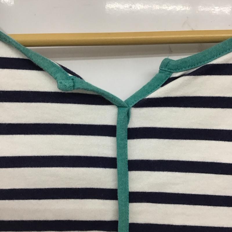 ジルスチュアート JILLSTUART カットソー 半袖 半袖カットソー プリントTシャツ ボーダー FREE ボーダー柄 白 / ホワイト / X 紺 / ネイビー /  レディース USED 古着 中古 10136263