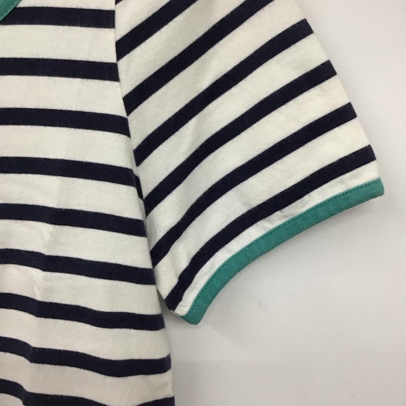 ジルスチュアート JILLSTUART カットソー 半袖 半袖カットソー プリントTシャツ ボーダー FREE ボーダー柄 白 / ホワイト / X 紺 / ネイビー /  レディース USED 古着 中古 10136263