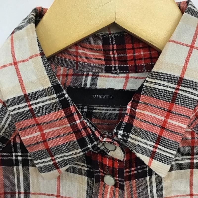 ディーゼル DIESEL シャツ、ブラウス 長袖 長袖シャツ チェックシャツ カラーシャツ ウエスタンシャツ XS チェック マルチカラー / マルチカラー /  レディース USED 古着 中古 10136264
