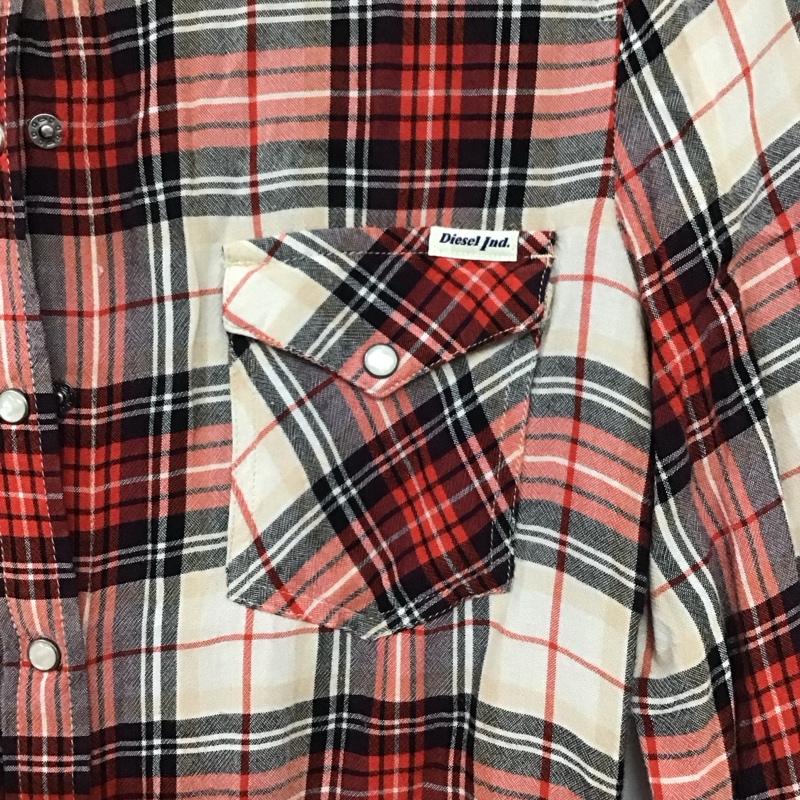 ディーゼル DIESEL シャツ、ブラウス 長袖 長袖シャツ チェックシャツ カラーシャツ ウエスタンシャツ XS チェック マルチカラー / マルチカラー /  レディース USED 古着 中古 10136264