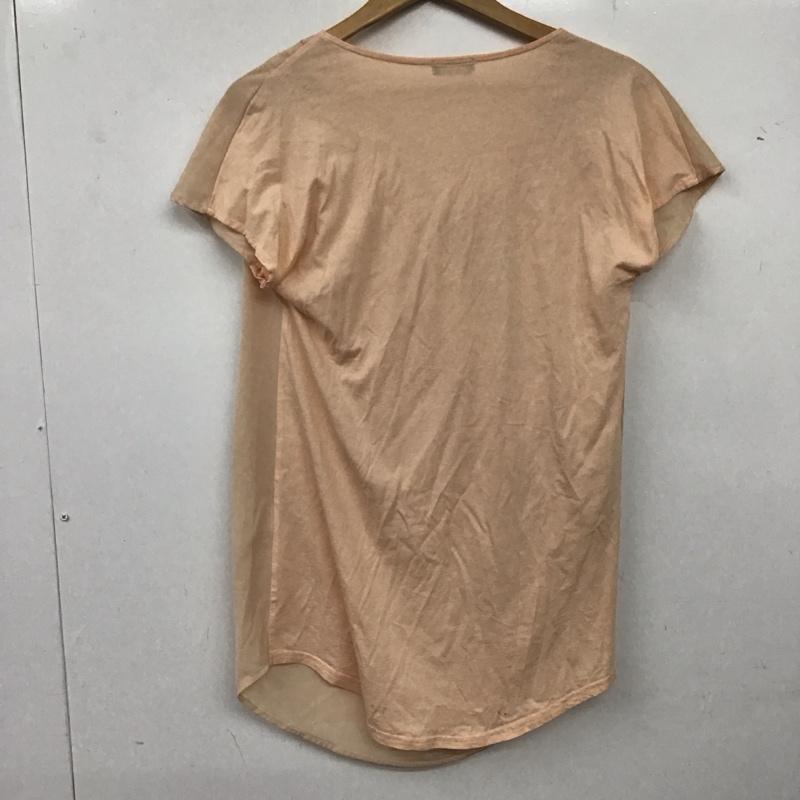 アースミュージックアンドエコロジー earth music&ecology カットソー 半袖 半袖カットソー 無地Tシャツ FREE 無地 桃 / ピンク /  レディース USED 古着 中古 10136269