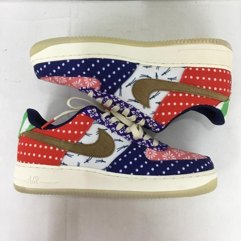 ナイキ NIKE スニーカー スニーカー DM6229-470 WMNS AIR FORCE 1 07 LV8 MATSURI 28cm 28.0cm 総柄 マルチカラー / マルチカラー /  メンズ USED 古着 中古 10136284
