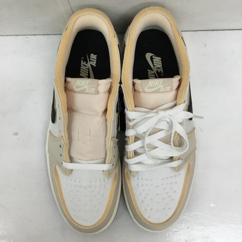 ナイキ NIKE スニーカー スニーカー DV0982-100 Nike Air Jordan 1 Low OG EX Coconut Milk ホワイト アンド ココナッツ ミルク 27.0cm ロゴ、文字 白 / ホワイト / X ベージュ / ベージュ /  メンズ USED 古着 中古 10136325