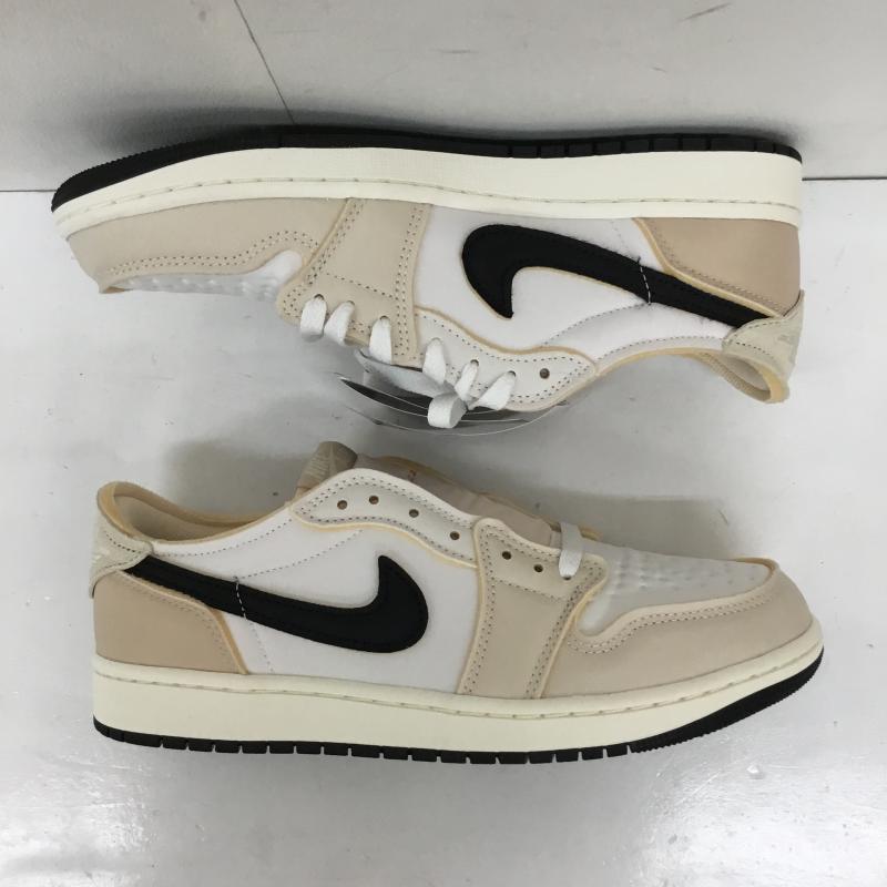 ナイキ NIKE スニーカー スニーカー DV0982-100 Nike Air Jordan 1 Low OG EX Coconut Milk ホワイト アンド ココナッツ ミルク 27.0cm ロゴ、文字 白 / ホワイト / X ベージュ / ベージュ /  メンズ USED 古着 中古 10136325
