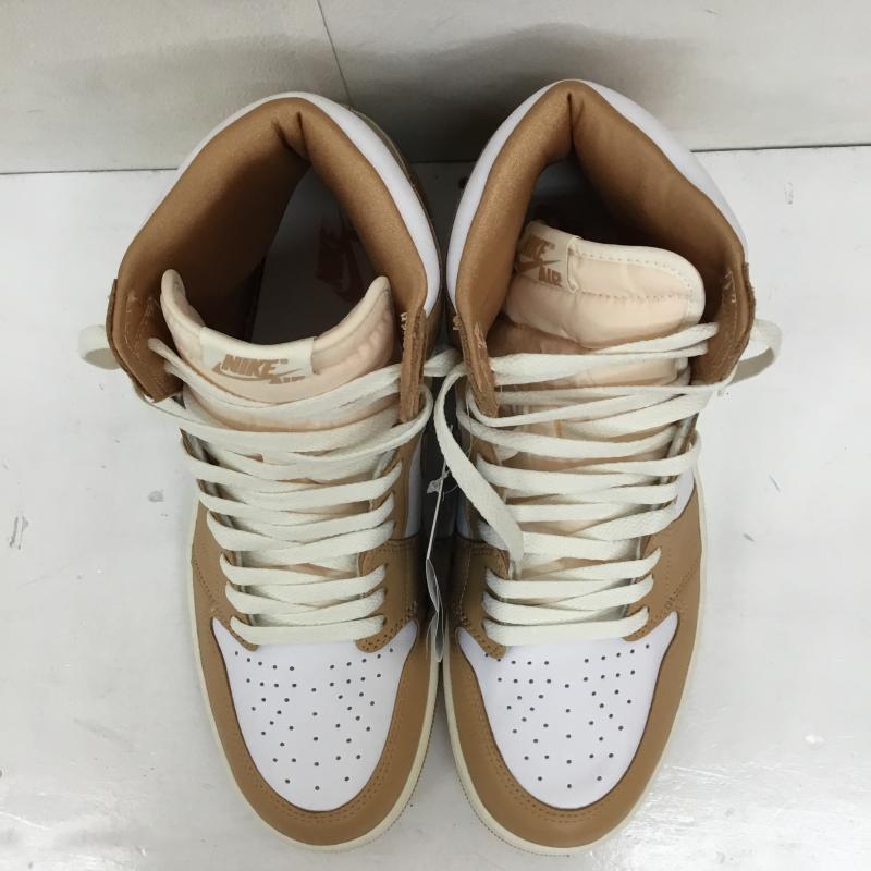 ナイキ NIKE スニーカー スニーカー FN6622-201 Women s AIR JORDAN エアジョーダン ナイキ ウィメンズ エアジョーダン1 レトロ ハイ OG プラリネ 28.5cm ロゴ、文字 白 / ホワイト / X 茶 / ブラウン /  メンズ USED 古着 中古 10136330
