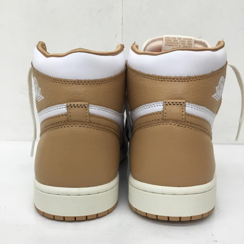 ナイキ NIKE スニーカー スニーカー FN6622-201 Women s AIR JORDAN エアジョーダン ナイキ ウィメンズ エアジョーダン1 レトロ ハイ OG プラリネ 28.5cm ロゴ、文字 白 / ホワイト / X 茶 / ブラウン /  メンズ USED 古着 中古 10136330
