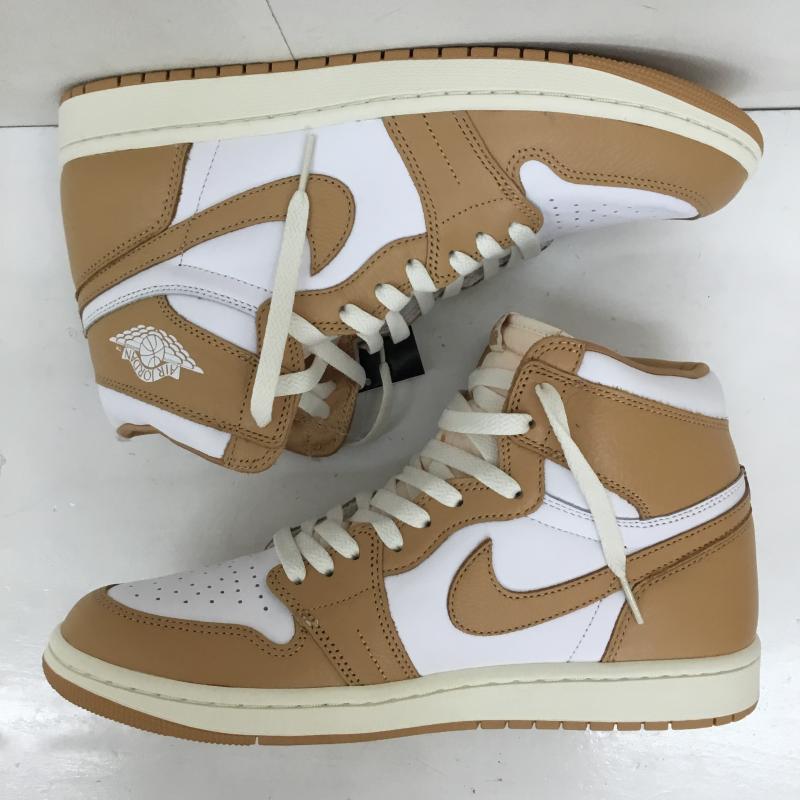 ナイキ NIKE スニーカー スニーカー FN6622-201 Women s AIR JORDAN エアジョーダン ナイキ ウィメンズ エアジョーダン1 レトロ ハイ OG プラリネ 28.5cm ロゴ、文字 白 / ホワイト / X 茶 / ブラウン /  メンズ USED 古着 中古 10136330
