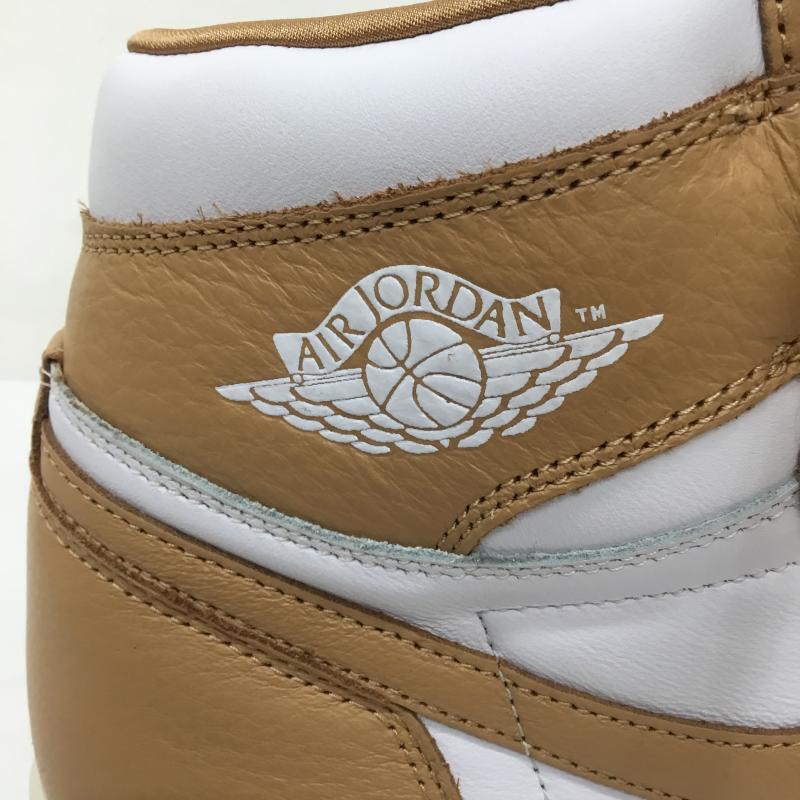 ナイキ NIKE スニーカー スニーカー FN6622-201 Women s AIR JORDAN エアジョーダン ナイキ ウィメンズ エアジョーダン1 レトロ ハイ OG プラリネ 28.5cm ロゴ、文字 白 / ホワイト / X 茶 / ブラウン /  メンズ USED 古着 中古 10136330