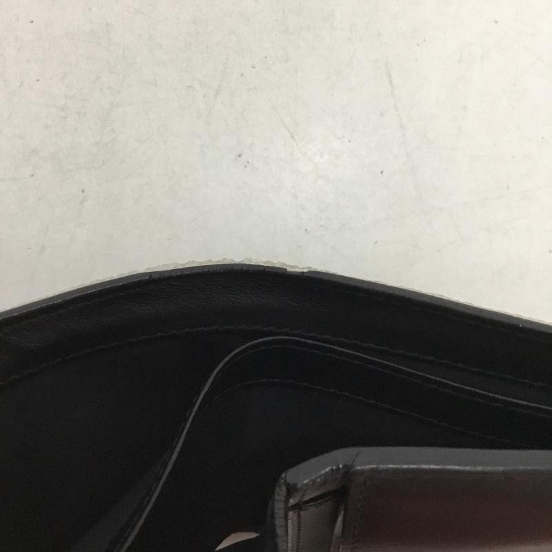 バーバリー BURBERRY 財布 二つ折り チェック ベージュ / ベージュ / X 白 / ホワイト / X 黒 / ブラック / X 赤 / レッド /  メンズ USED 古着 中古 10136343