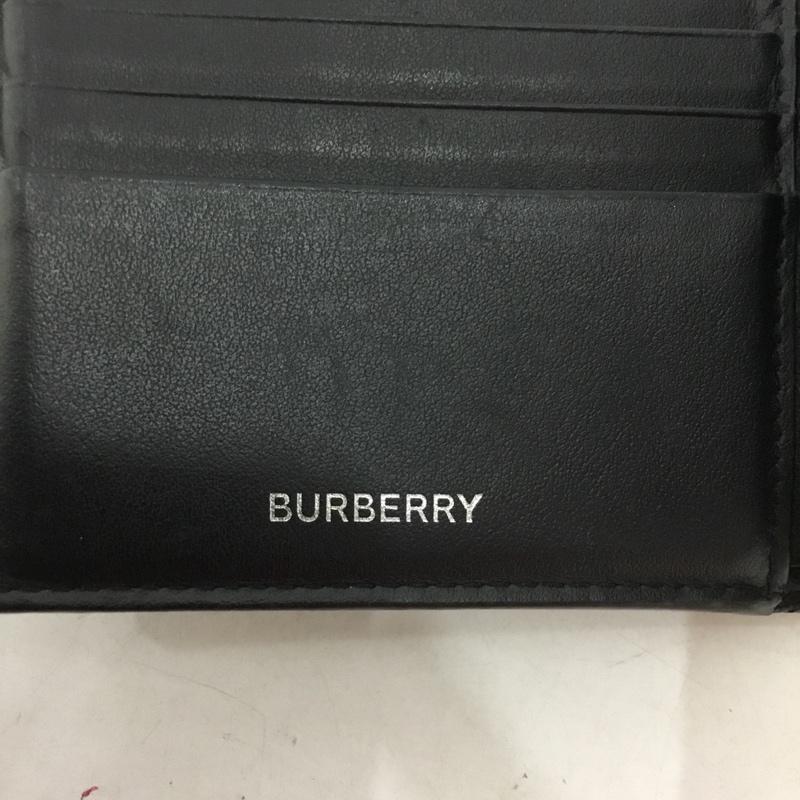 バーバリー BURBERRY 財布 二つ折り チェック ベージュ / ベージュ / X 白 / ホワイト / X 黒 / ブラック / X 赤 / レッド /  メンズ USED 古着 中古 10136343