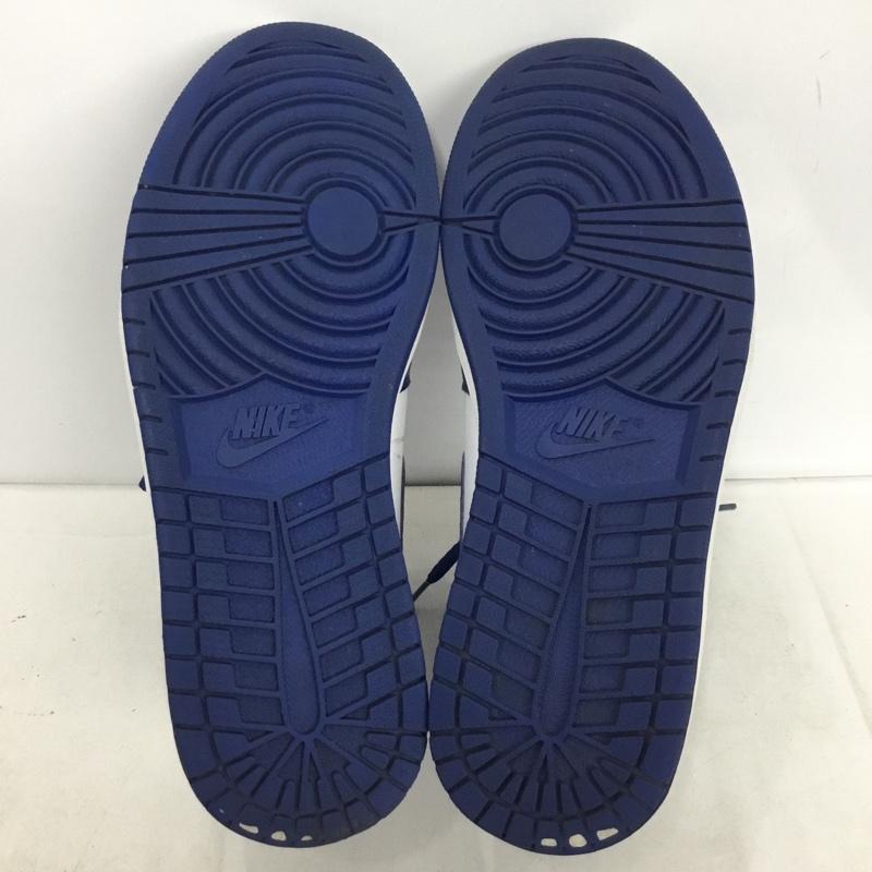 ナイキ NIKE スニーカー スニーカー 555088-127 AIR JORDAN 1 RETRO HIGH OG 28.5cm 28.5cm ロゴ、文字 白 / ホワイト / X 青 / ブルー /  メンズ USED 古着 中古 10136379