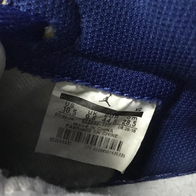 ナイキ NIKE スニーカー スニーカー 555088-127 AIR JORDAN 1 RETRO HIGH OG 28.5cm 28.5cm ロゴ、文字 白 / ホワイト / X 青 / ブルー /  メンズ USED 古着 中古 10136379