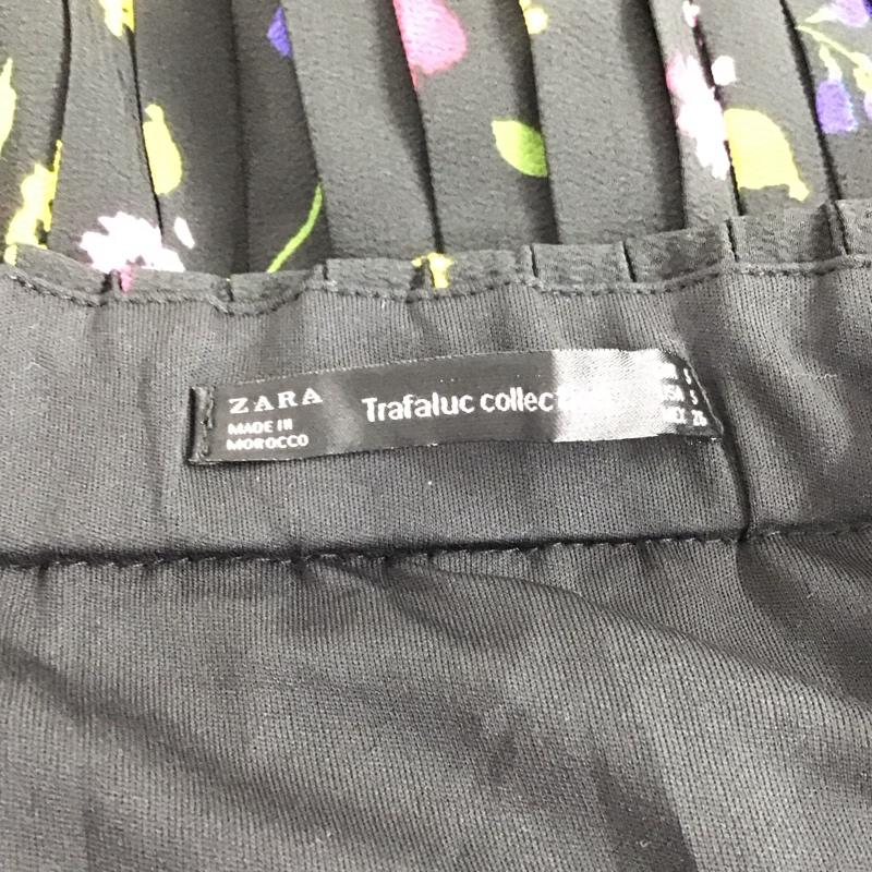 ザラ ZARA TRAFALUC スカート ロングスカート ロングスカート フレアスカート カジュアルスカート プリーツ S プリント マルチカラー / マルチカラー /  レディース USED 古着 中古 10136413