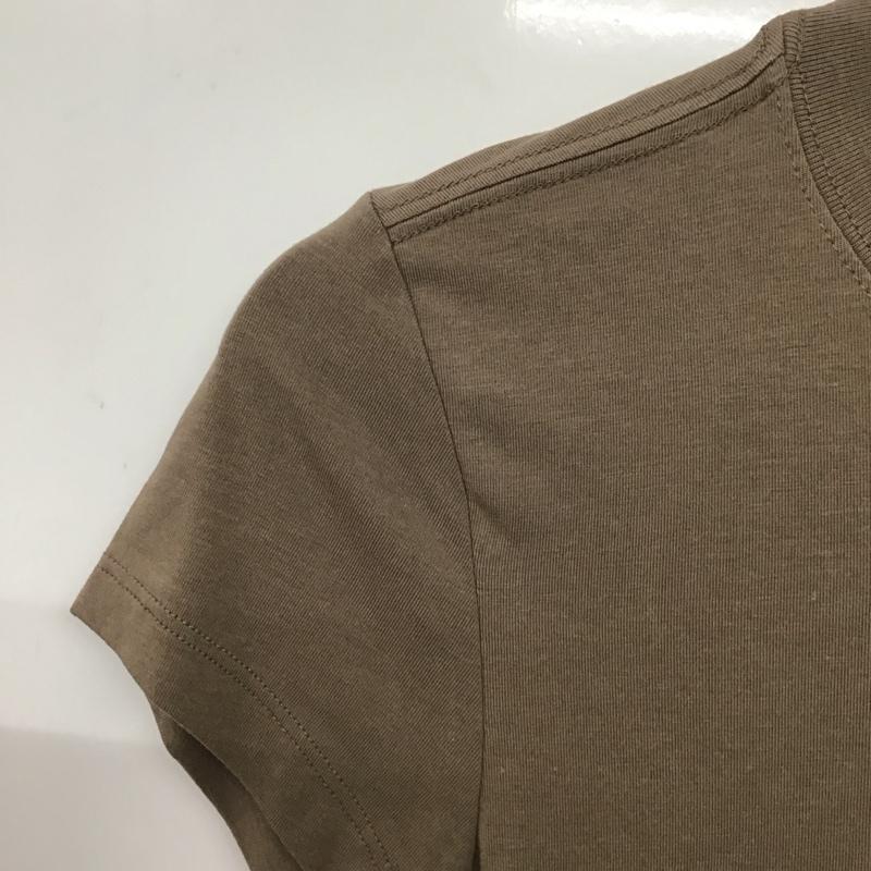 ナイキ NIKE Tシャツ 半袖 fv5509-233 スポーツウェアチルニット 半袖カットソー スポーツウェア XS ロゴ、文字 茶 / ブラウン /  レディース USED 古着 中古 10136438
