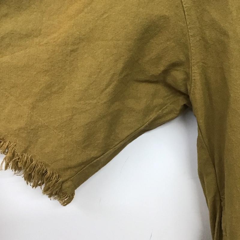 カケラアンドトランクイル KAKELAandTRANQUIL ワンピース ひざ丈スカート FREE 無地 茶 / ブラウン /  レディース USED 古着 中古 10136465